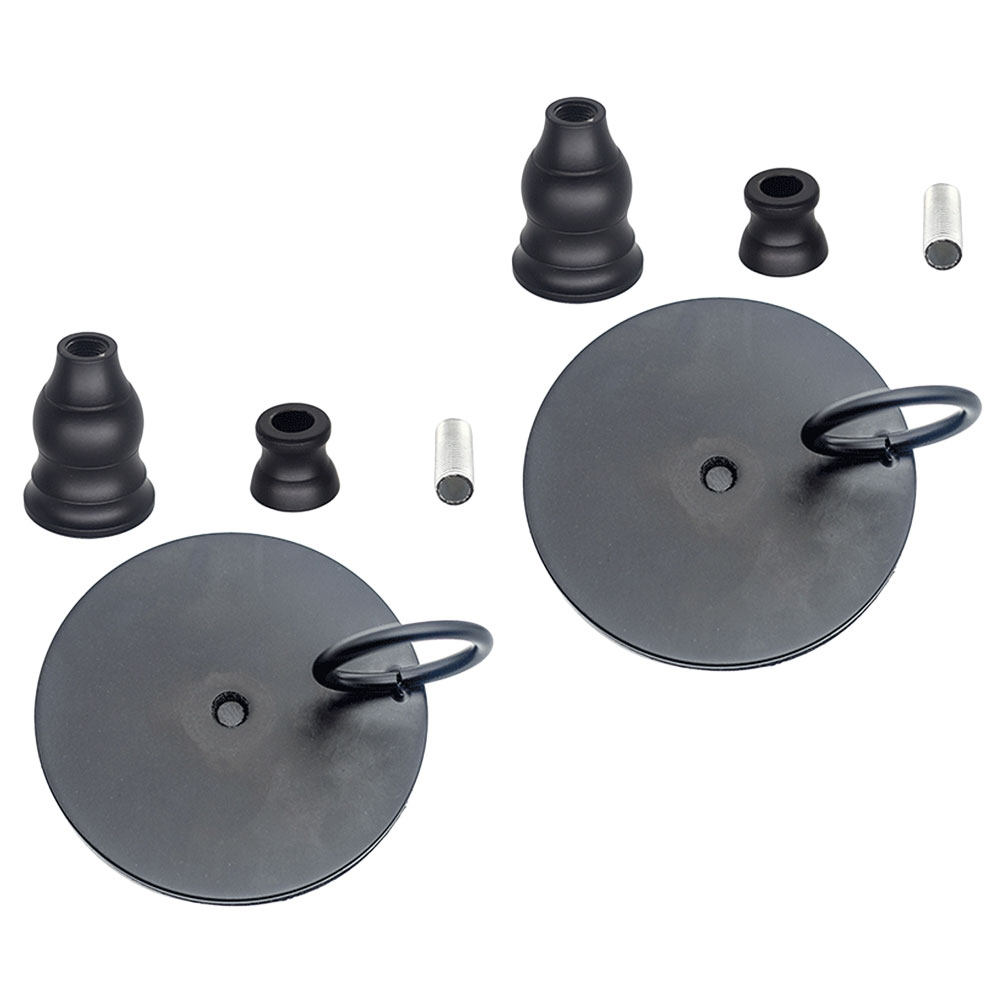 Home Bar Set - レトロ調のアイアン製キャンドルホルダー2個セット。テーブルのセンターピース、家庭用バー、レストランの装飾、卓上での使用に最適。