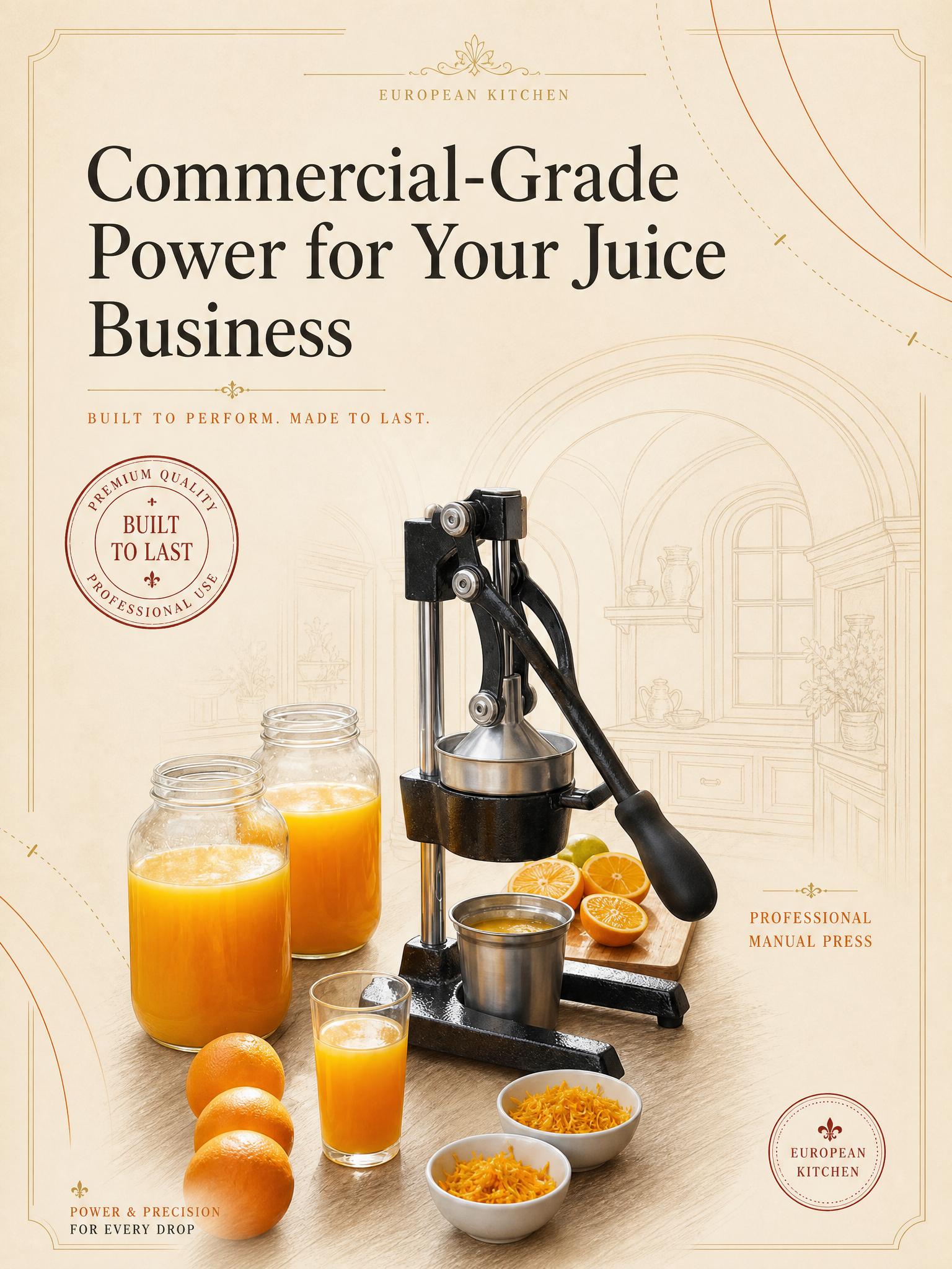 手動ジューサー、手動柑橘類ジューサープレス、400mlカップ - Citrus Juicer Bar のレビューと価格