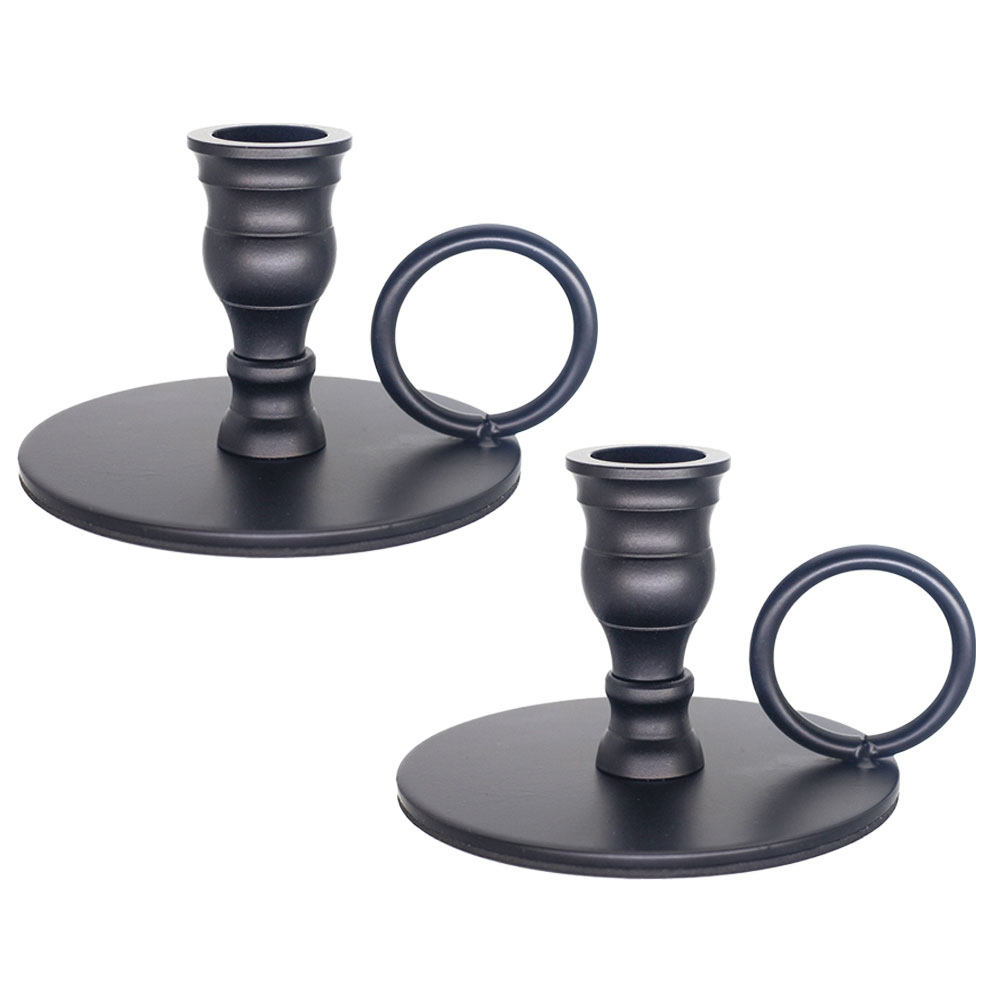レトロ調のアイアン製キャンドルホルダー2個セット。テーブルの - Home Bar Set のレビューと価格