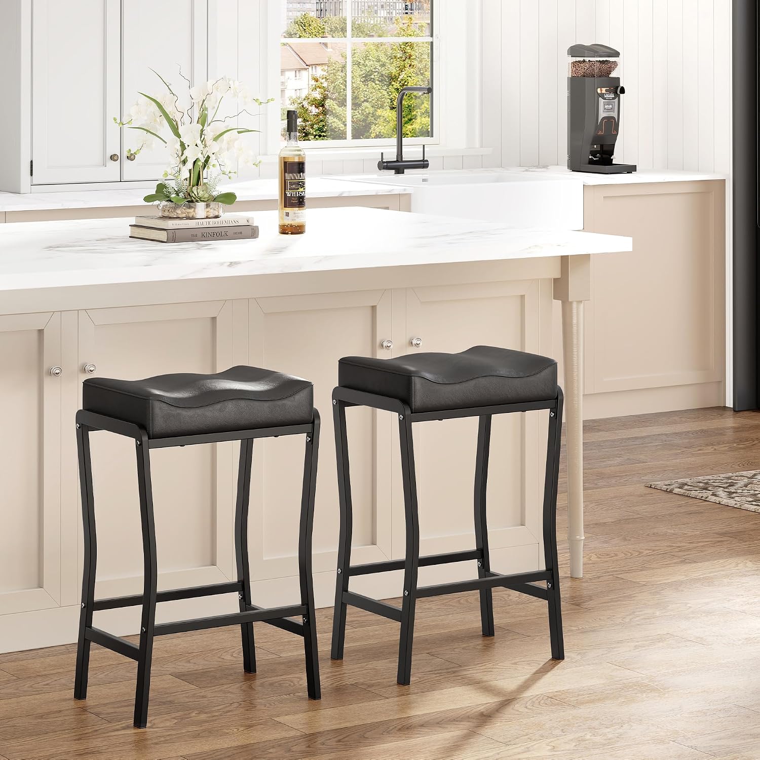 カウンターハイトバースツールセット（1/2/4脚）、26.2 - Home Bar Lounge のレビューと価格